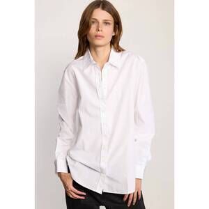 NEW THE SHIRT boyfriend shirt in white poplin
